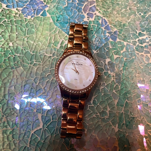 Skagen watch rose gold - Picture 1 of 5